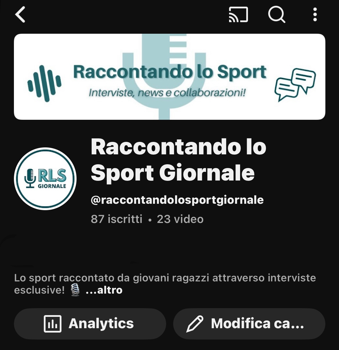 Il nostro canale YouTube 